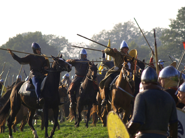 Recreación de la Batalla de Hastings